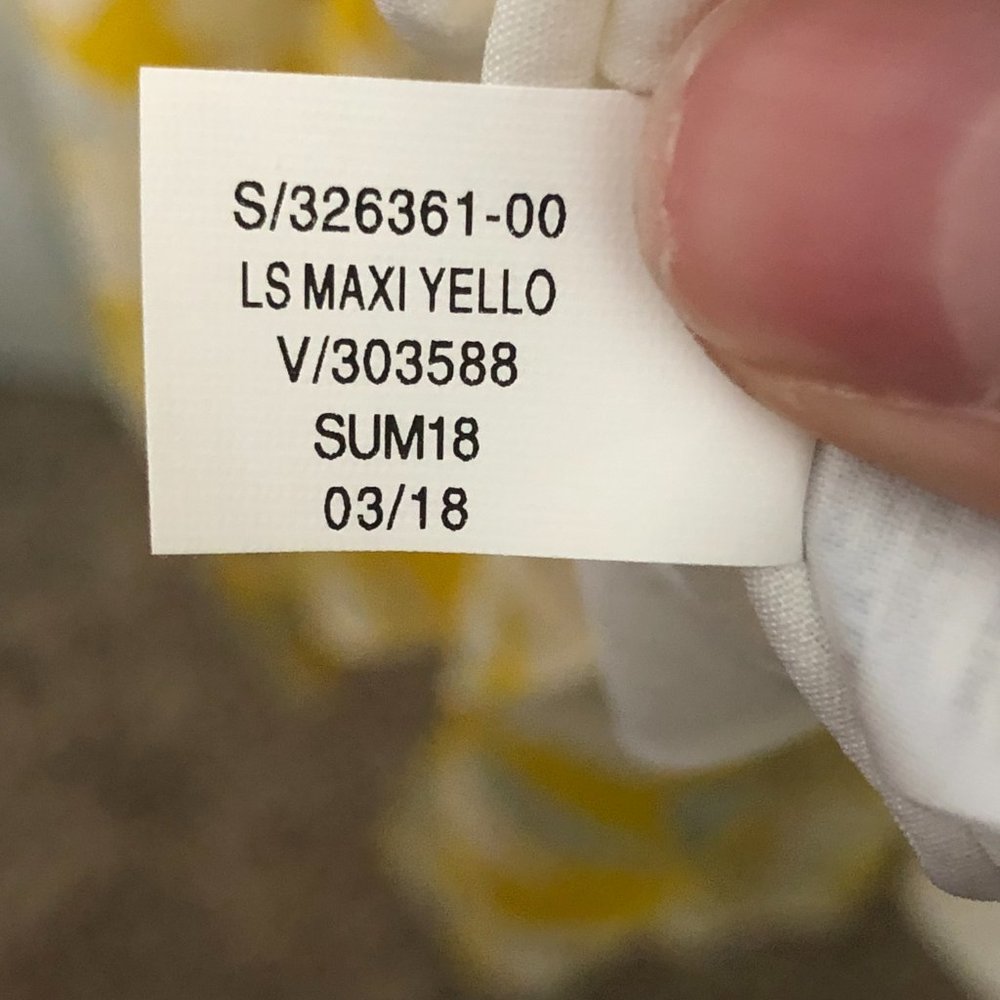Banana Republic Yellow Floral Maxi Dress - Picture 13 of 13